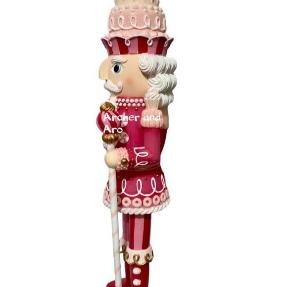 Pink peppermint nutcracker 22” - Picture 7 of 8